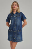 Equestrian Era Dress: Dark Wash
