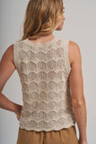 Golden Hour Sweater Top: Oatmeal