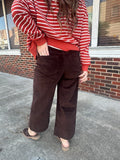 Town & Country Corduroy Pants: Chocolate