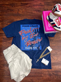 Paid by the Brave Tee: Navy