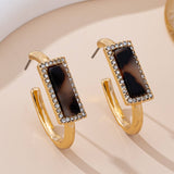 Gilded Glam Earrings: Gold
