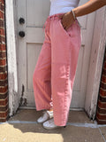 Bubblegum Barrel Jeans: Pink Wash