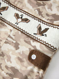 Duck Duck Darling Boys Romper: Camo
