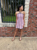 Sweet Sailor Dress: Red Stripe