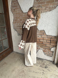 Common Thread Top: Brown/Natural