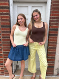 Scallop Trim Tank: Brown