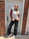 Now or Never Cardigan Top: Taupe