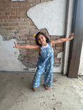 Starry Glow Jumpsuit: Light Denim