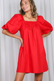 Ready To Walk Dress: Red