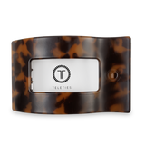 Tortoise Rectangle Hair Clip: Large