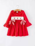 Rowdy Rudolph Dress: Red