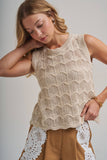 Golden Hour Sweater Top: Oatmeal
