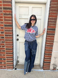 Game Day Pennant Tee: Red