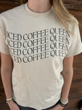 Iced Coffee Queen Tee: Sand