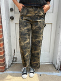 Forest Fade Cargo Pants: Olive Camo