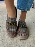 Not Literally Slip-Ons: Black Houndstooth