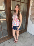 Ophelia Overload Top: Pink Mix