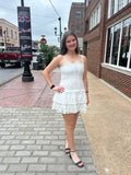 Early Access Eyelet Dress: White