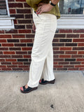 Retro Routine Corduroy Pants: Cream