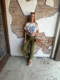 Flying Mallard Ducks Tee: Sand