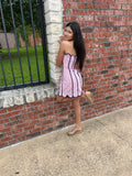 Sweet Sailor Dress: Red Stripe