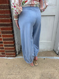Cloud Nine Bubble Pants: Washed Blue
