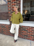 Retro Routine Corduroy Pants: Cream