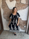 Boho Belle Dress: Black