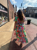 Bold Blooms Dress: Multi