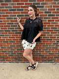 Enchanted Evening Top: Black
