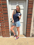 Starry Night Top: Navy