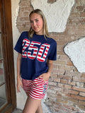 USA 250th Anniversary Tee: Navy