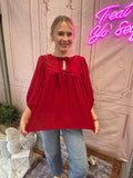 The Marlowe Top PLUS: Red