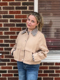 Check Your Plans Jacket: Natural