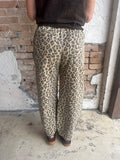 Feline Barrel Pants: Brown