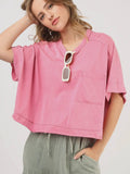 Just My Type Top: Pink