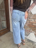 Merritt Baby Barrel Jean: Light Wash