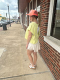 Feel Free Open Back Top: Lime
