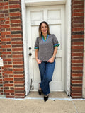 Untamed Grace Top: Grey