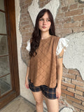Saddle Up Suede Top : Camel
