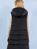 Cozy with You Puffer Vest: Black