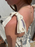 Coastal Couture Top: Cream/Navy