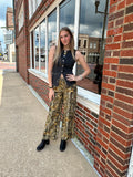 Button Me Up Denim Top: Washed Black