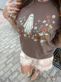 Boho Ghost Tee: Espresso