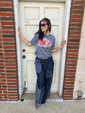 Game Day Pennant Tee: Red