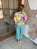 Everyday Ease Pants: Teal