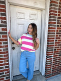 Feeling Good Top: Fuchsia Mix