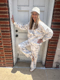 Marble Mood Pants: Grey Multi