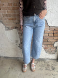 Merritt Baby Barrel Jean: Light Wash