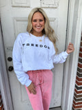 Freedom Sweatshirt: White